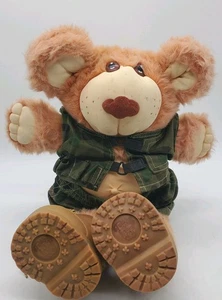 Vintage Furskins Scout 14" Plush Bear Outfit & Shoes (NO HAT/NO BOX) Coleco READ - Picture 1 of 15