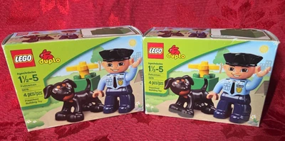 LEGO 5678 Duplo Policeman Black Dog Animal - Image 1 of 4