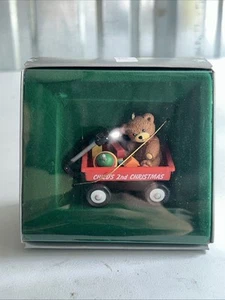 Vintage Enesco Treasury Of Christmas Ornament Child’s Second Christmas - Picture 1 of 4