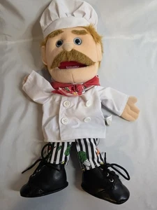 Sunny Toys 14" Dad With Mustache Chef Glove Puppet Muppet GL1305 - Picture 1 of 6