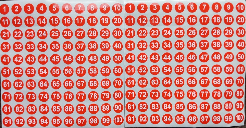 200x STICKER ZAHLEN 1cm Aufklebe Nummer Bastel Büro Etiketten Ziffer Hobby Preis - Bild 1 von 1