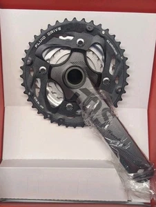 Pedaliera vtt sunrace 10v. ms10 alluminio nero 175mm 40-30-22 integre avec lima a cuvetta - Foto 1 di 6