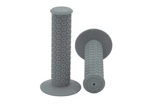 Redline By Kastan BMX Grips - Magnesium Grey  Sold In Pairs Old School BMX Style - Picture 1 of 1