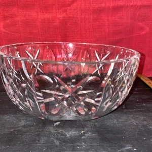 Waterford Crystal etched 8” Round Bowl serving bowl - Picture 1 of 7