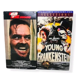 Vintage VHS Horror Scary Young Frankenstein Shining 1970s Movies Film Used  - Picture 1 of 7