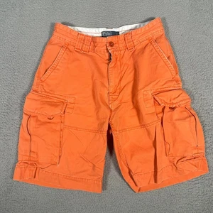 Pantalones Cortos Polo Ralph Lauren Para Hombre 30 Naranja Carga Pesada Utilidad 10" Bolsillos entrepierna - Imagen 1 de 9