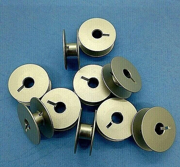 10X Bobbins (Aluminium)  for Pfaff 416, 417, 418, 419 etc.  #91-168178-05 - Image 1 of 1