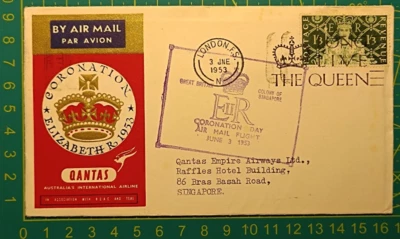 Gran Bretaña portada 3.06.1953, Día de la Coronación de Isabel II, Desde LONDRES... Foto 1 de 4