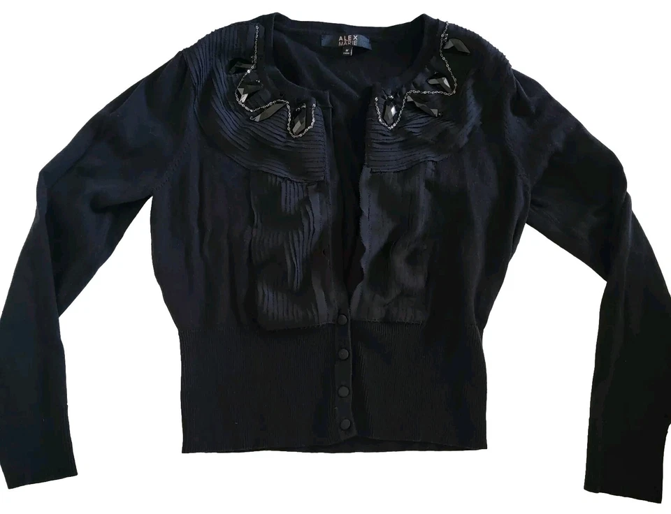 SUÉTER MUJER ALEX MARIE NEGRO TALLA M; USADO Foto 1 de 4