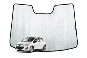 Genuine SNAPSHADES Front Windscreen Sun Shade for Mazda 2/Demio Hatchback 2nd... - Picture 1 of 7