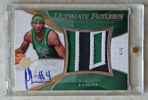 ULTIMATE COLLECTION 2008-09 FUTURES SIGNATURE MATERIALS J.R. GIDDENS RC CAR 4/5