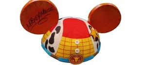 Disneyland Disney World Parques Toy Story Vaquero Leñoso Orejas de Mickey Firmado - Imagen 1 de 6