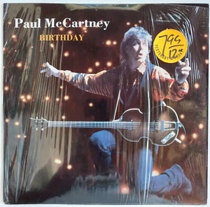 Paul McCartney SEALED ~ BIRTHDAY ~ 1990 12" 45rpm Single UK Import Vinyl ~ MINT - Picture 1 of 4