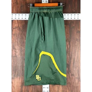 Nike Baylor Bears Woven Training Shorts Green Gold Mens Medium NCAA 32774X-BX1 - Picture 1 of 10