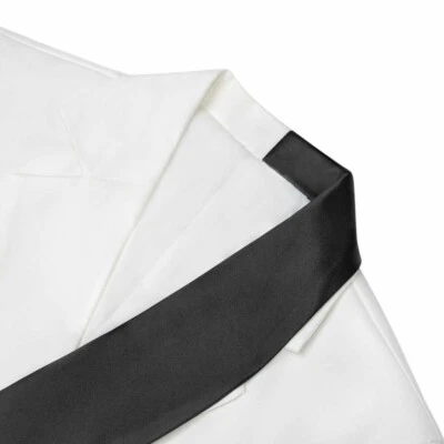 Мужской черный костюм шаль лацкан двубортный смокинг на заказ блейзер вечеринка свадьба - Изображение 1 из 4