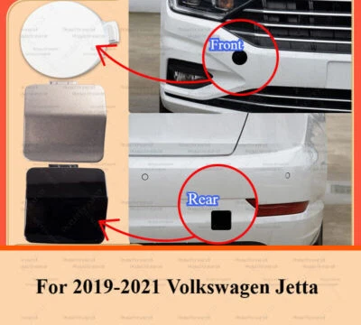 Cubierta de ojo de gancho de remolque para parachoques delantero trasero Volkswagen Jetta 2019-2021 Foto 1 de 4