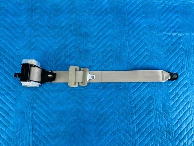 Hyundai Sonata Rear Seat Belt Driver Side Beige: TI 2002 2003 2004 2005 OEM - Image 1 of 4