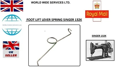 SINGER 132K  FOOT LIFT LEVER SPRING  INDST SEWING MACHINE - Image 1 of 4