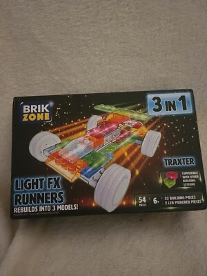 Brik zone, light FX Runners, 3 in 1, Rebuilds into 3 models..!! - Image 1 of 2