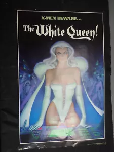 1985 Marvel X-MEN Beware The White Queen #16 Poster 34 X 22" Mary Wilshire USED - Picture 1 of 8