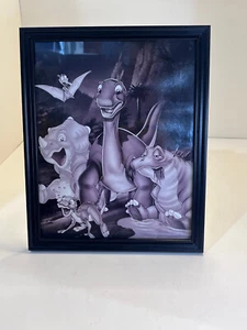 LAND BEFORE TIME -UNIV. STUDIOS HOME MOVIE-ACTORS-8X10 INCH FRAMED PRINT - Picture 1 of 2