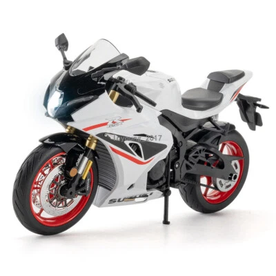 1/9 2022 Suzuki GSX-1000R Motorcycle Model Diecast Motorcycle Toy Vehicles White - Image 1 of 4