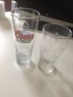 2 Different Coors Light Lager Pint Glasses - Drinking Glass