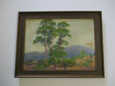 ANTIQUE EARLY CALIFORNIA PLEIN AIR LANDSCAPE PAINTNG AMERICAN IMPRESSIONIST 1920