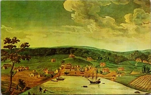 Postcard Baltimore Maryland  1752 Original By Moale Maryland Historical Society - Picture 1 of 2