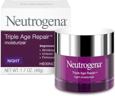 Neutrogena Triple Age Repair NIGHT Moisturizer Cream  1.7oz #1 In Wrinkle Firms  - Image 1 of 4