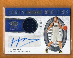 J.J. Barea 2020-21 Crown Royale BK Knights of the Round Table Jersey Auto /99 - Picture 1 of 2