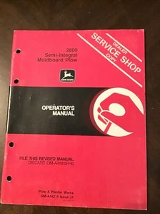 John Deere 2800 Semi-Integral Moldboard Pflug Bedienungsanleitung OM-A41819-H0 - Bild 1 von 1