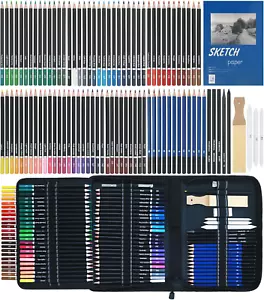 Materiales de arte, paquete de 96 suministros de dibujo - Picture 1 of 12