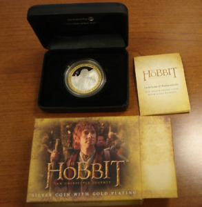 2012 New Zealand Mint $1 The Hobbit 1 oz Silver Proof Coin
