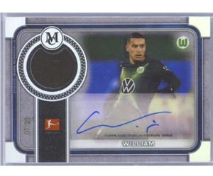 2019-20 Topps Museum Collection reliquias de la Bundesliga /28 William #MAR-W automático raro - Imagen 1 de 2