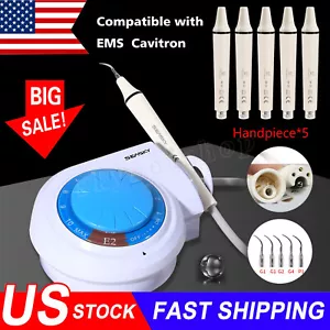 Scaler piezoelettrico ad ultrasuoni dentale + 5* punte adatte a EMS Cavitron/1-5 manipolo - Foto 1 di 21