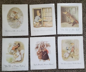 6 ~ BEATRIX POTTER Vintage Wall Prints: Size 8"x10" Printed in the U.S.A. - Picture 1 of 9
