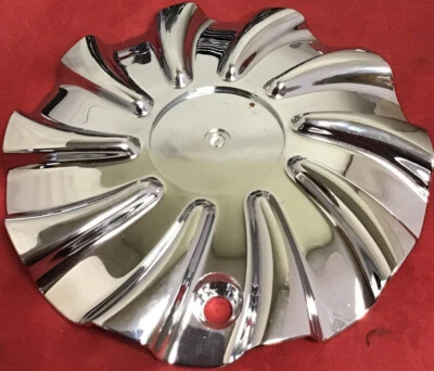 UNA TAPA CENTRAL CROMADA CONCEPT RUEDAS USADAS-171450 12383 Foto 1 de 4