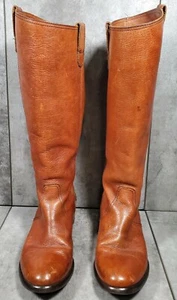 Madewell 1937 Reitstiefel Größe 6 Leder groß cognac hellbraun 96873 Made in Italy - Bild 1 von 12