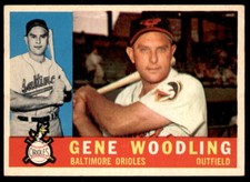 1960 Topps #190 Gene Woodling EX/EXMT
