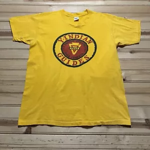 Vintage 70s Y-Indian Indian Guides Father Son YMCA Boy Scouts Shirt Size Large - Picture 1 of 9