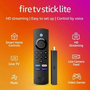 Amazon Fire TV Stick Lite Remote Controller Alexa Voice Remote HD Dongle UK NEW⭐