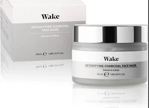 Wake Skincare Detoxifying Charcoal Face Mask 50ml X2 - Picture 1 of 3