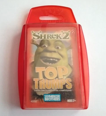 2004 Top Trumps Game Cards Shrek 2 NEW - Image 1 of 4