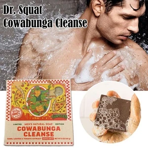 Men's Body Cleansing Sea Salt Soap, Natural Bar Soap Deep Cleansing Pores - Picture 1 of 9