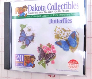 Dakota Collectibles, BUTTERFLIES, 20-4X4 Embroidery Designs, CLEARANCE PRICE! - Picture 1 of 3