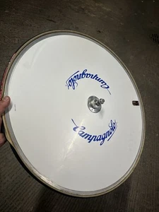 Campagnolo Khamsin 700c Tubular Track Disc Wheel Pista Rear - Picture 1 of 18