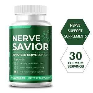 Nerve Savior Advanced Nerve Support Formula - Neuropathy Pain Relief R-ALA - Picture 1 of 9