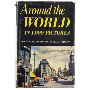 Around the World in 1000 Pictures 1954 Illustrated Historical Records in Photos - Picture 1 of 10