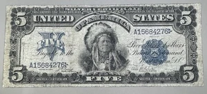 1899 $5 Chief Silver Certificate FR.271  - Picture 1 of 11